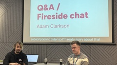 Q&amp;A time at A11y North  image