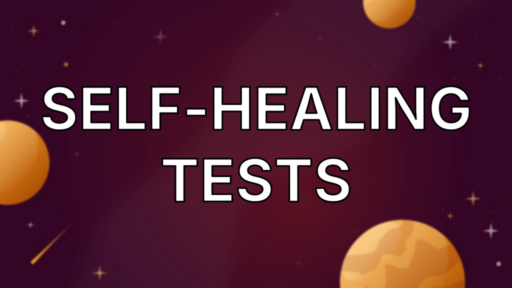 Self-healing tests image