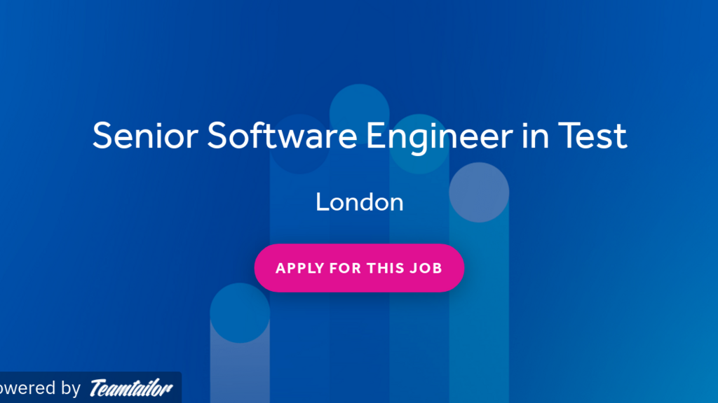 Senior Software Engineer in Test - BigHand image