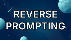 Reverse prompting image