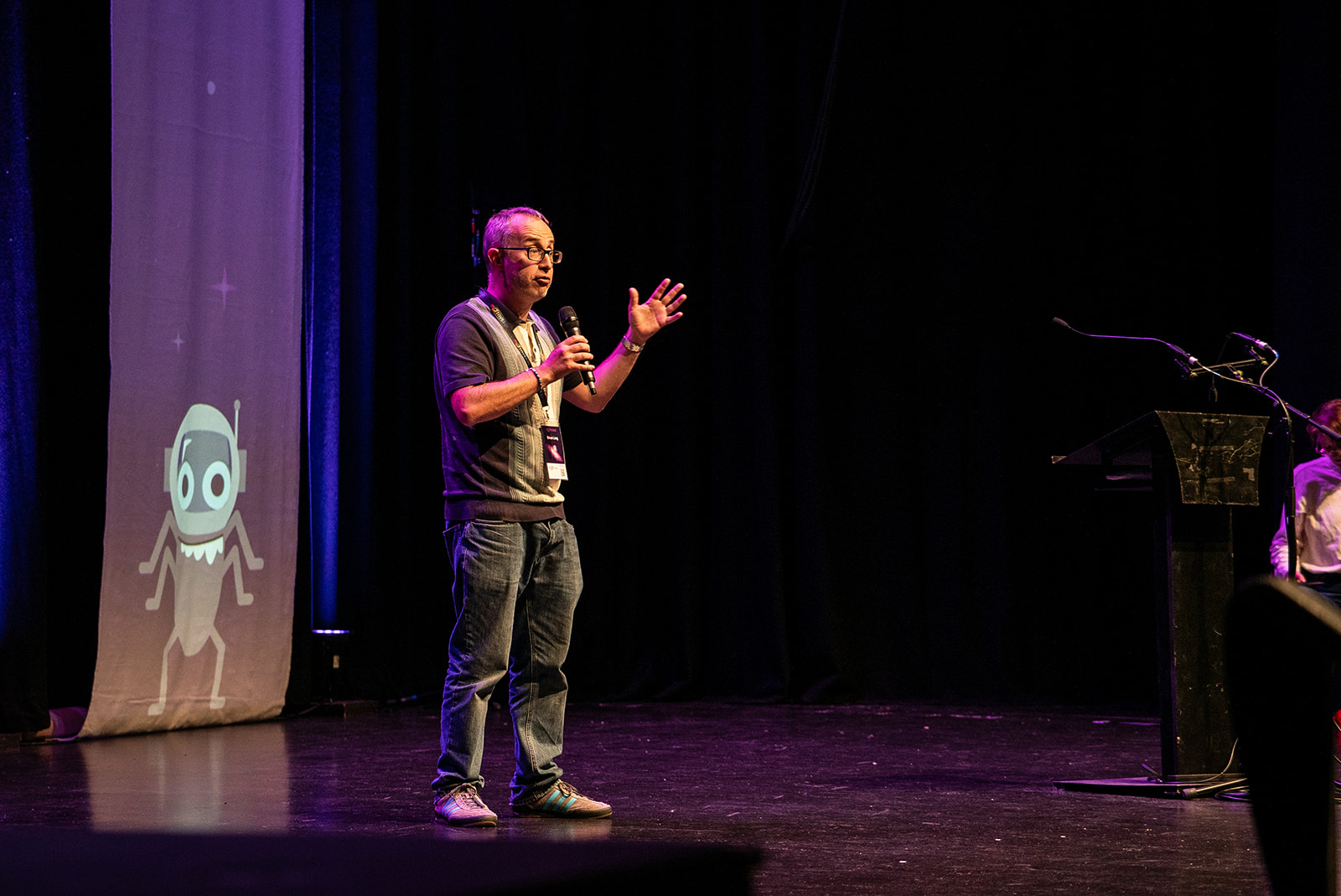 Simon Long on the 99 second stage at MoTaCon