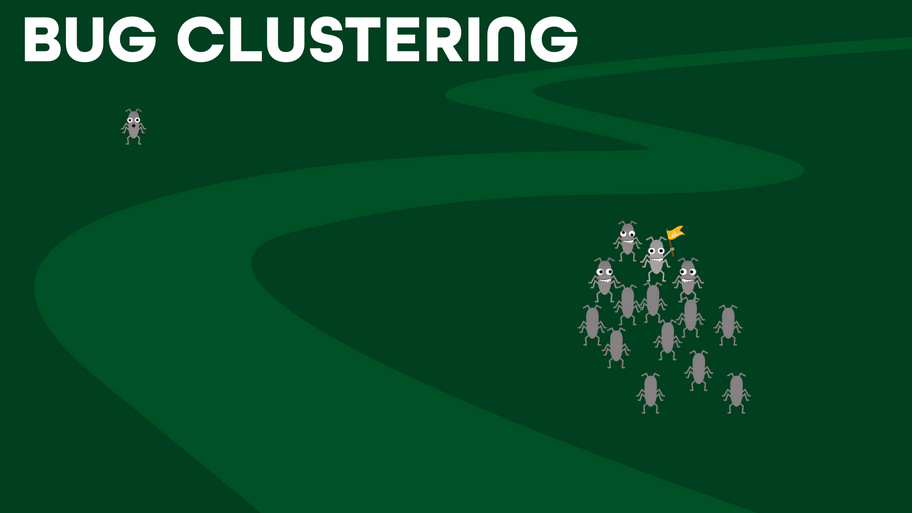 Bug clustering image