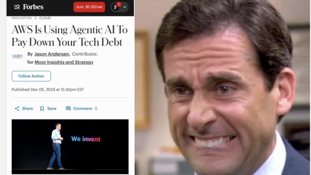 AI is going just great, the AWS outage version image