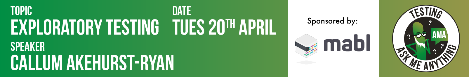 Testing Ask Me Anything - Exploratory Testing banner image