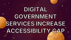 Digital government services increase accessibility gap image