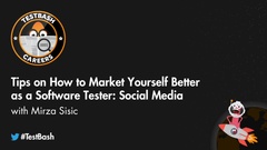 Mirza Sisic gives another tip on how content creation can help you in marketing yourself better, as a software tester. image