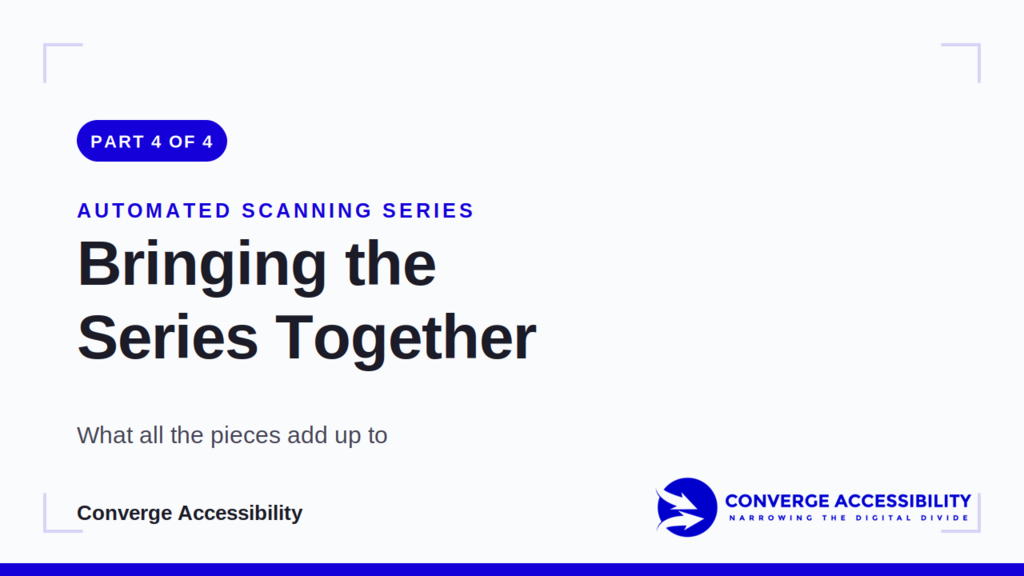 Bringing the Automated Scanning Series Together (Part 4) image image