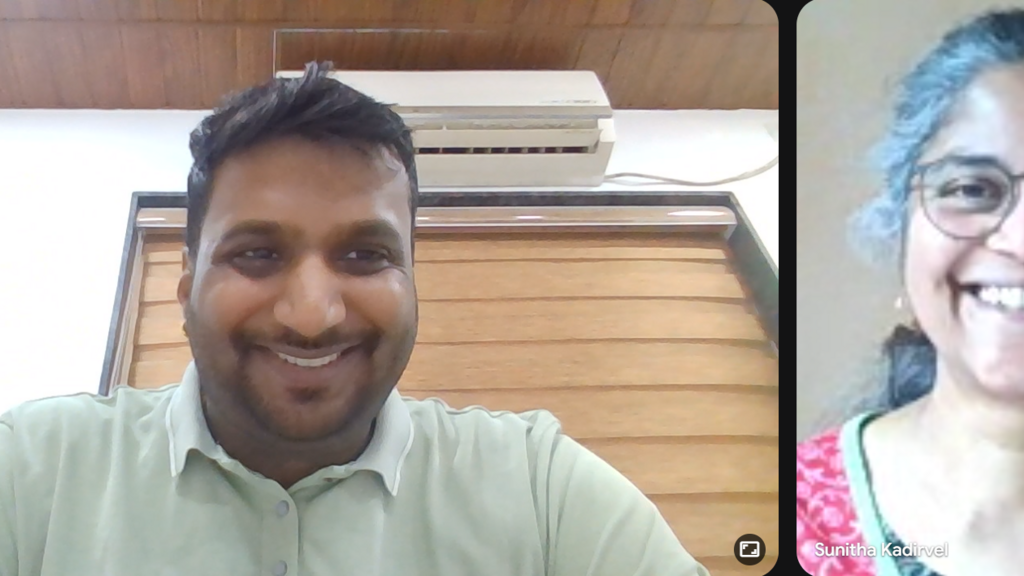 It's great to connect with community members.

Today, I could do that with Sunitha. We talked about Careers, AI, Li... image