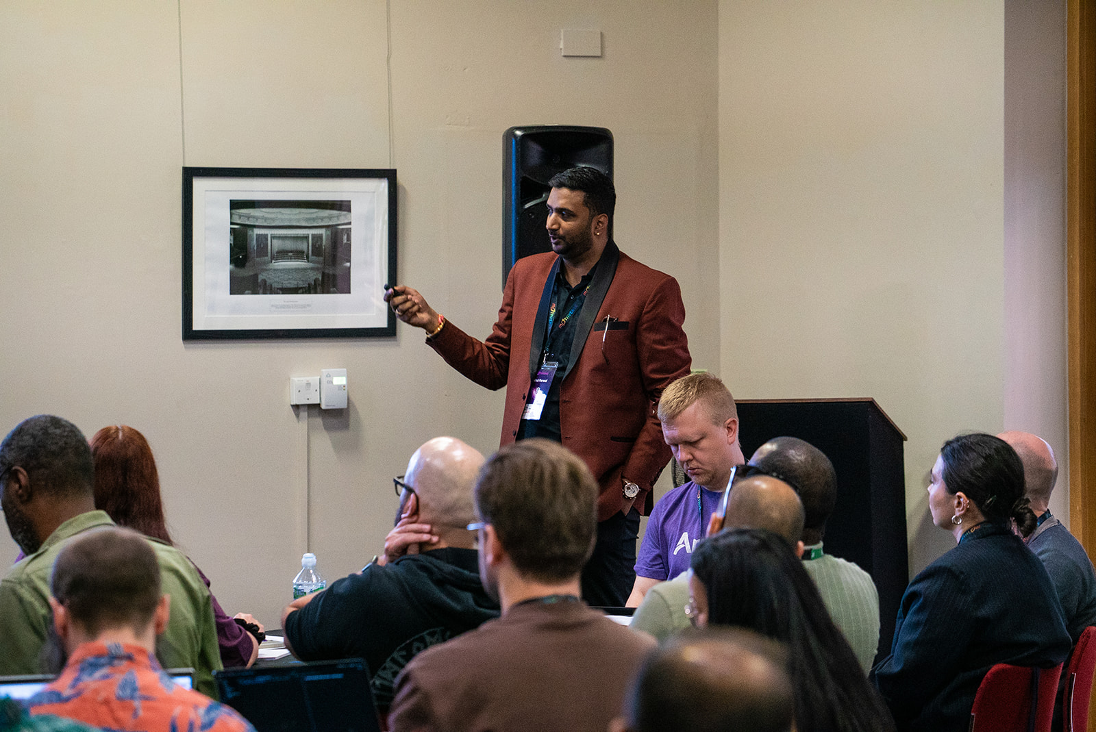 Rahul Parwal in his AI prompting workshop