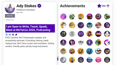 Bug, Space Duck and Space Seagull are celebrating <a href="/newsletter/break-badge-boundaries-the-ady-way" rel="nofollow noopener">Ady having too many badges to fit on the lead newsletter image</a>... image