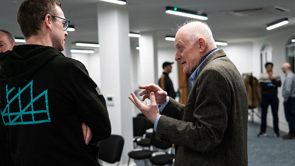 Quality chatter at MoT London.