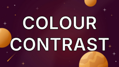 Colour contrast image
