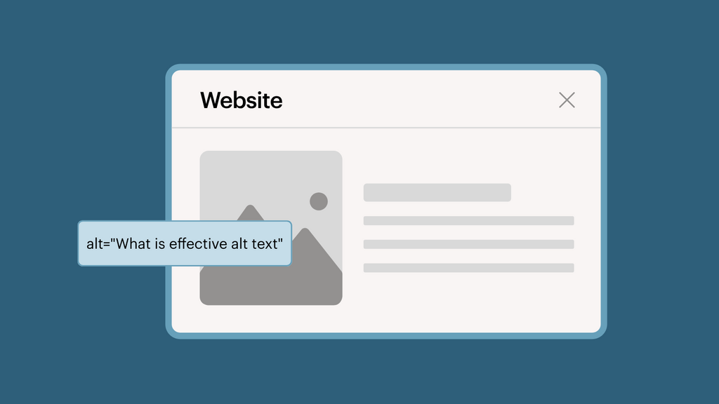 How to design great alt text: An introduction image image