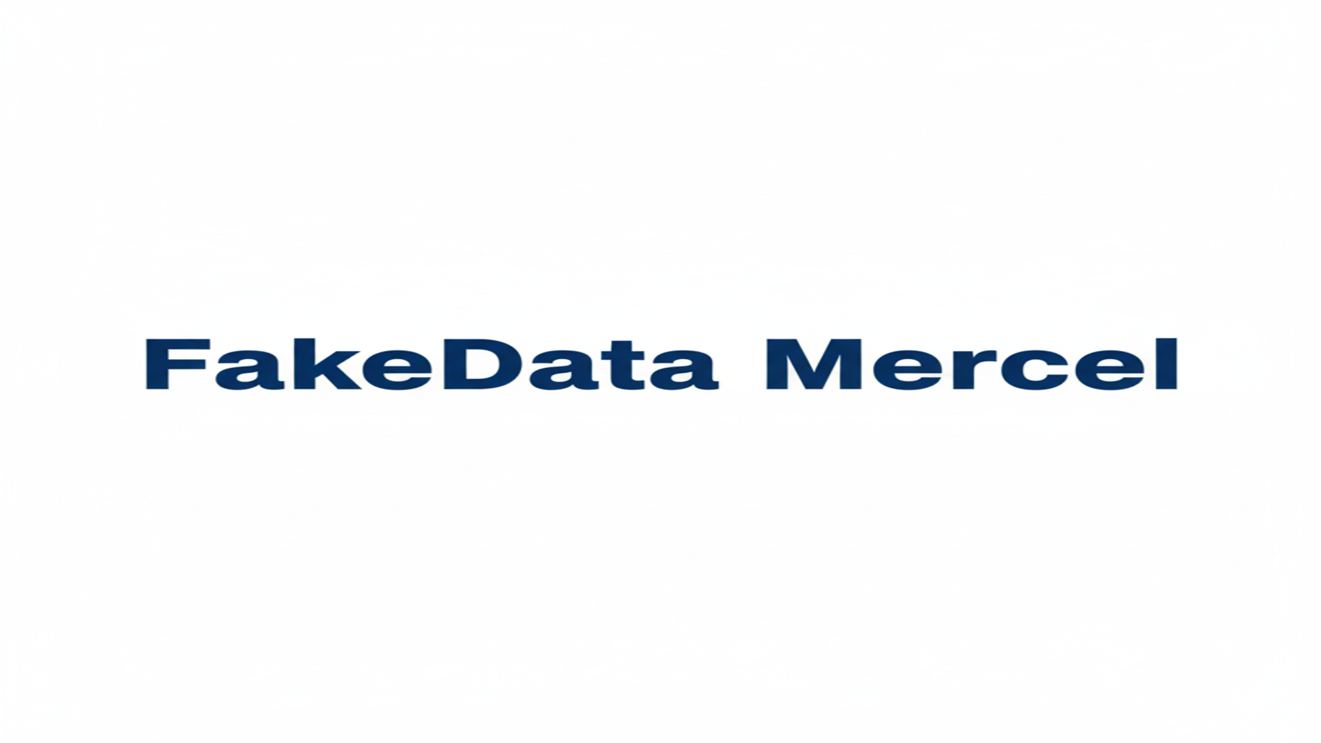 Fakedata Vercel  image