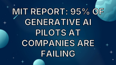 MIT report: 95% of generative AI pilots at companies are failing image