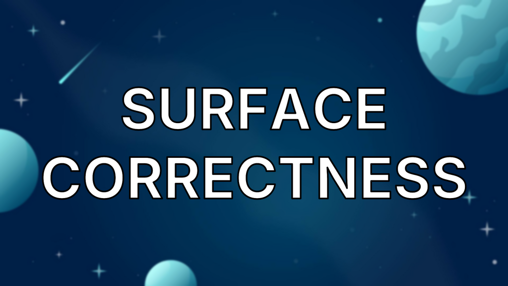 Surface Correctness image