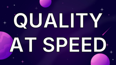 Quality at Speed image