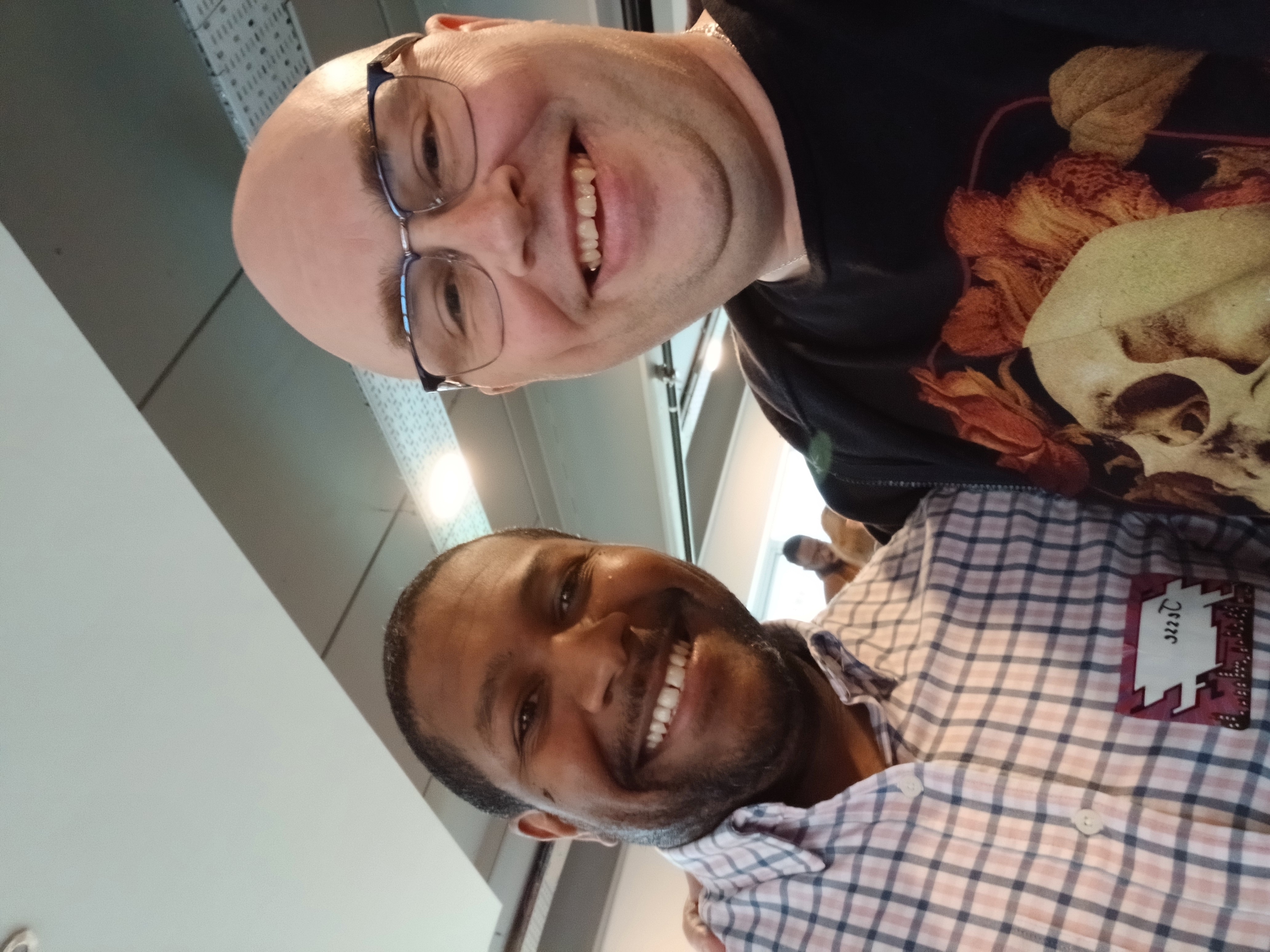 Selfie with Gary Hawkes and Jesse Berkeley at Peerscon 2026