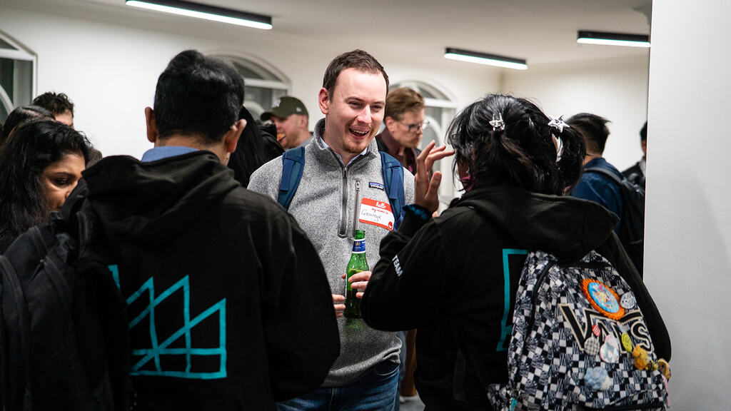 Quality people chattering away at MoT London