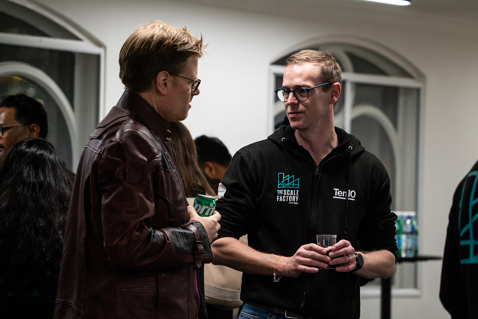 Quality people chattering away at MoT London.