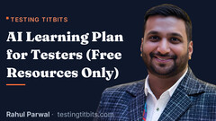 AI Learning Plan for Testers (Free Resources) image