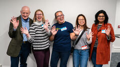 Making waves with Andrew Brown, Liz Daffen, Rosie Sherry, Ay Ping and Karishma Khaladkar.

Thanks to Ten10 for supporting MoT London. image