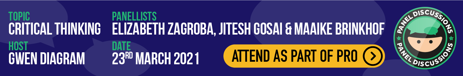 Panel Discussion: Critical Thinking banner image