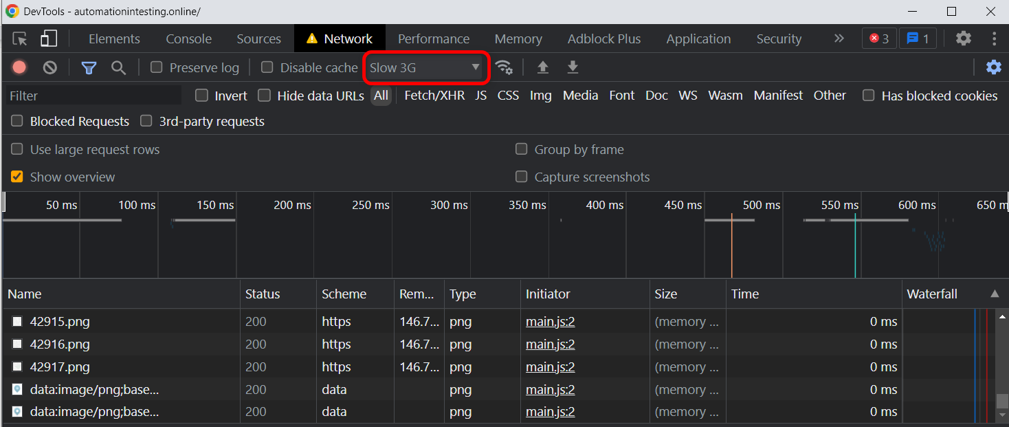 Chrome do not show the network request list in the network panel - Super  User