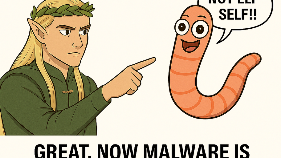 Self Spreading worms in AI! image