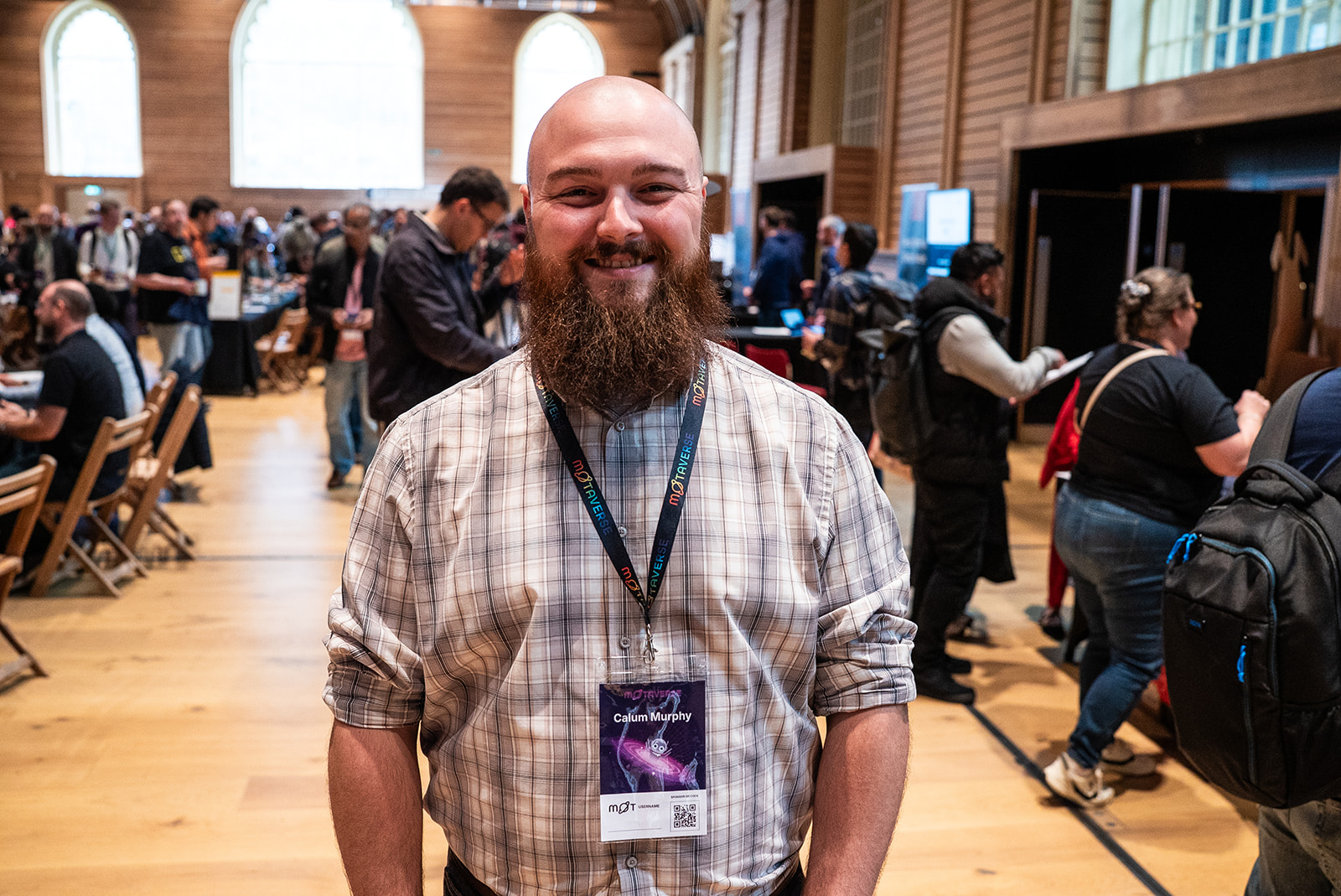 Calum Murphy looking chirpy.