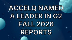 ACCELQ Named a Leader in G2 Fall 2026 Reports image