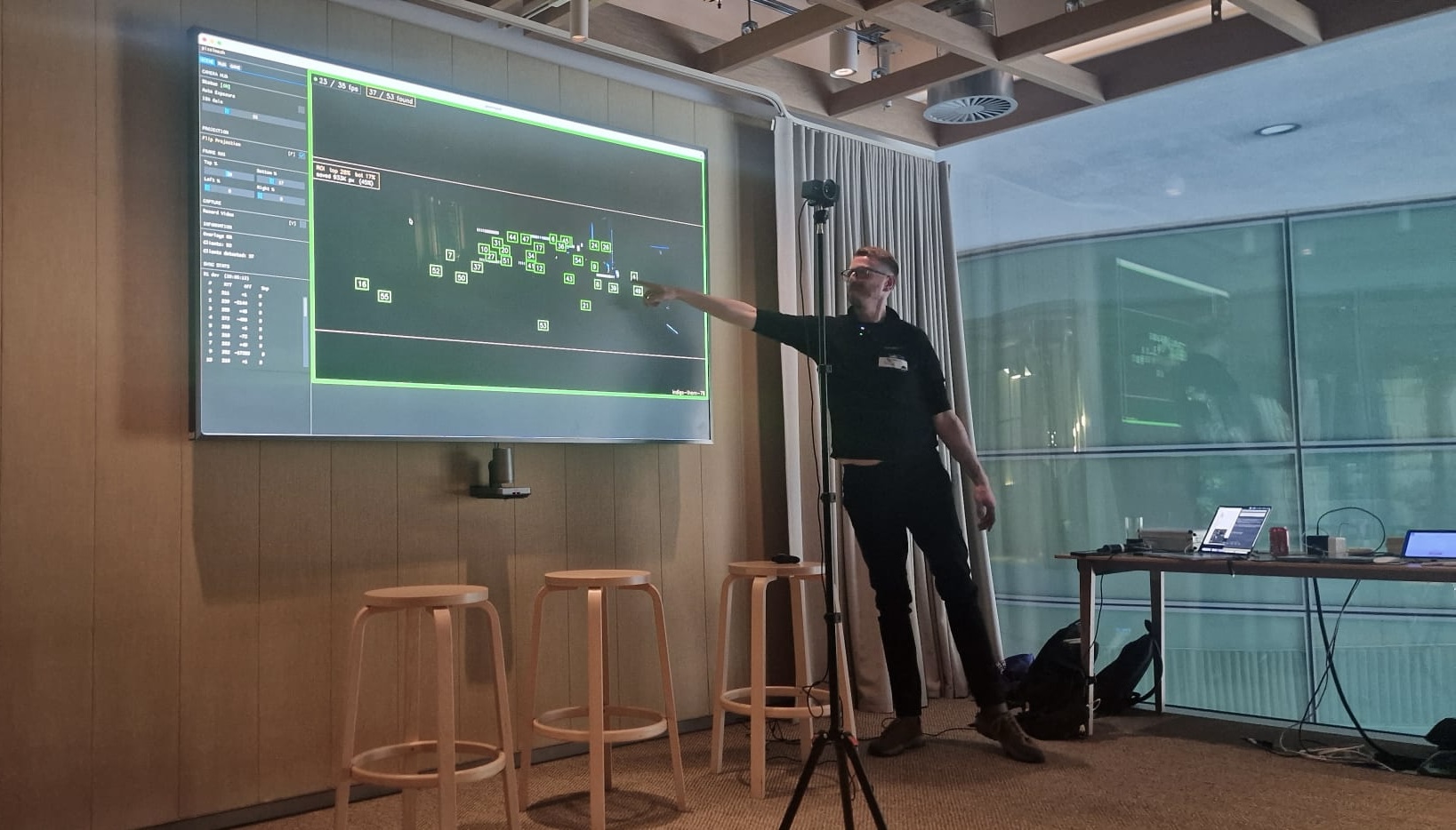 Real time audience mobile phone detection  image