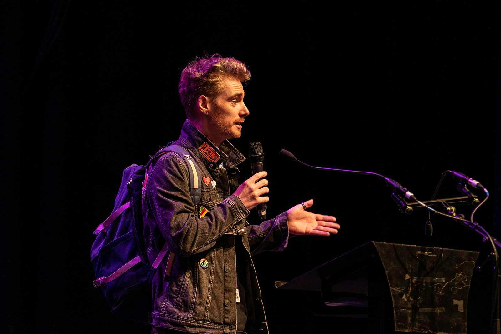 Luke Lattimer on the 99 second stage at MoTaCon 