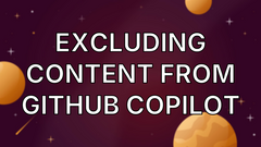 Excluding content from GitHub Copilot image