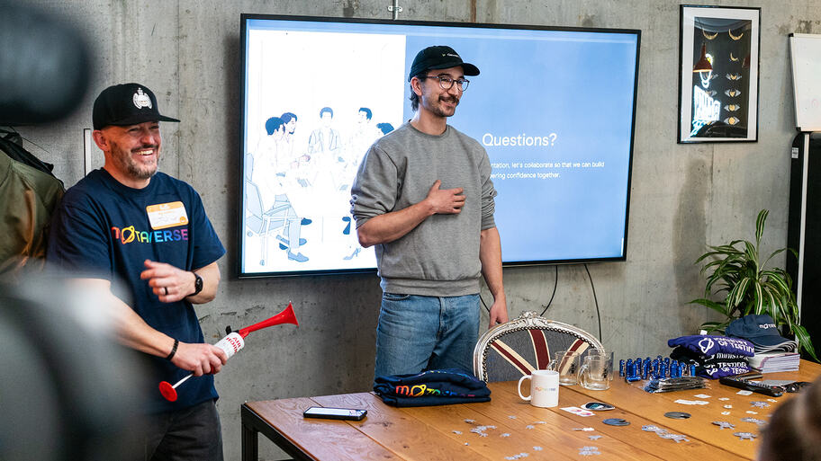 George Wells' 99 second talk image