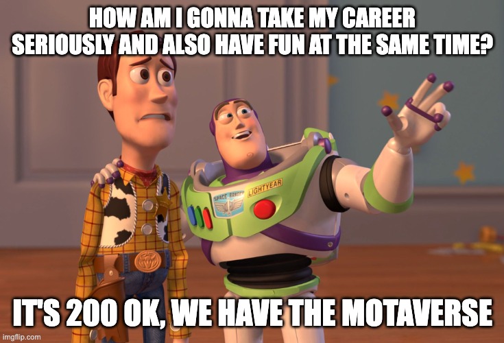 Woody and Buzz from Toy Story. One looks worried while the other looks excited. 
