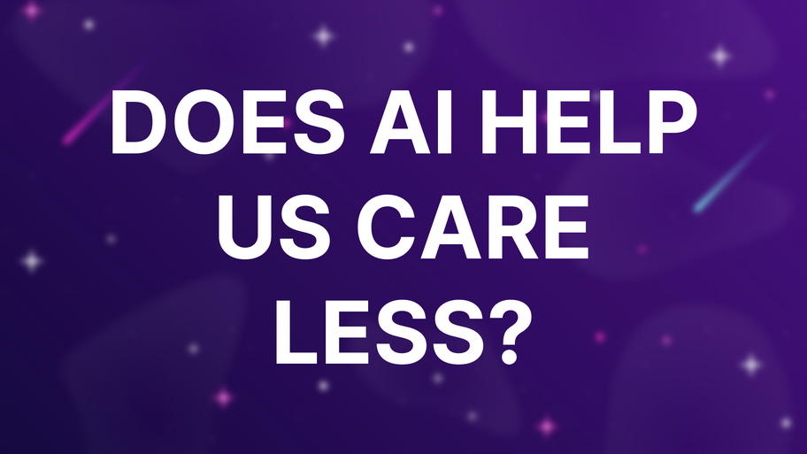 Does AI help us care less? image