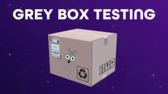 Grey box testing combines both white box (internal knowledge) and black box (external perspective) testing methods.  image