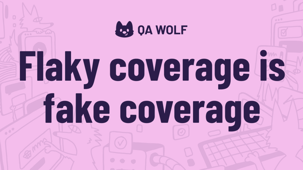 What your system should do with a flaky test image