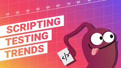 More than 75% of software testers script as part of their testing role image