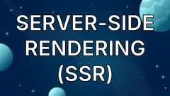 Server-side rendering (SSR) image