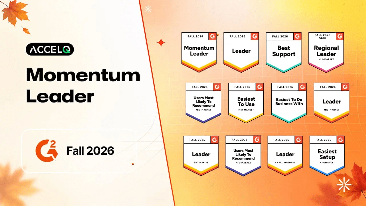 ACCELQ Momentum Leader G2 Fall 2026 image