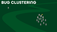 Bug clustering image