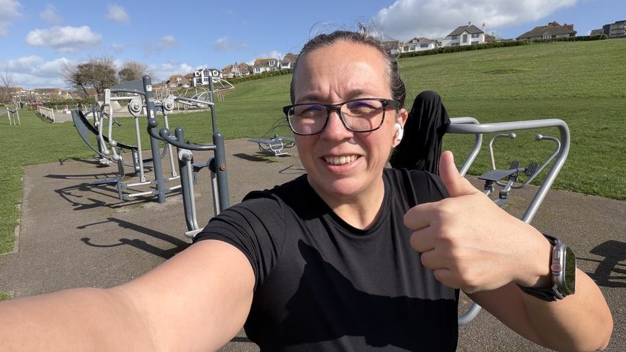 Outdoor gym, test passed. image