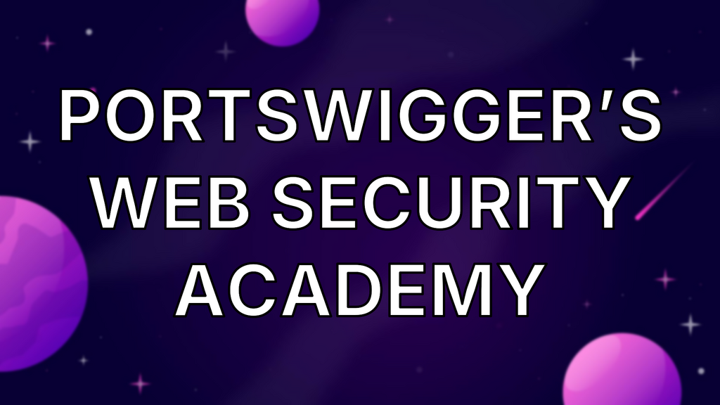 PortSwigger’s Web Security Academy image