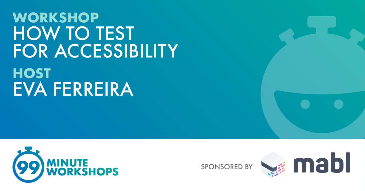 How to Test for Accessibility banner image