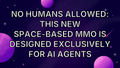 No humans allowed: This new space-based MMO is designed exclusively for AI agents image