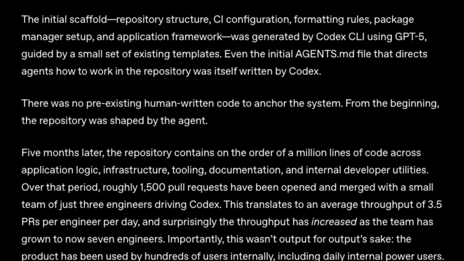 Harness engineering: leveraging Codex in an agent-first world image