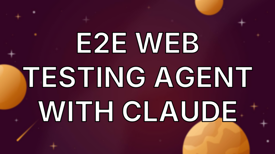 E2E Web Testing Agent with Claude image