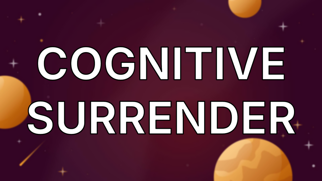 Cognitive surrender image